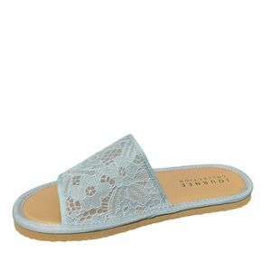 Journee Collection Women's Eniola Lace Flat Slide Sandals, Size 7